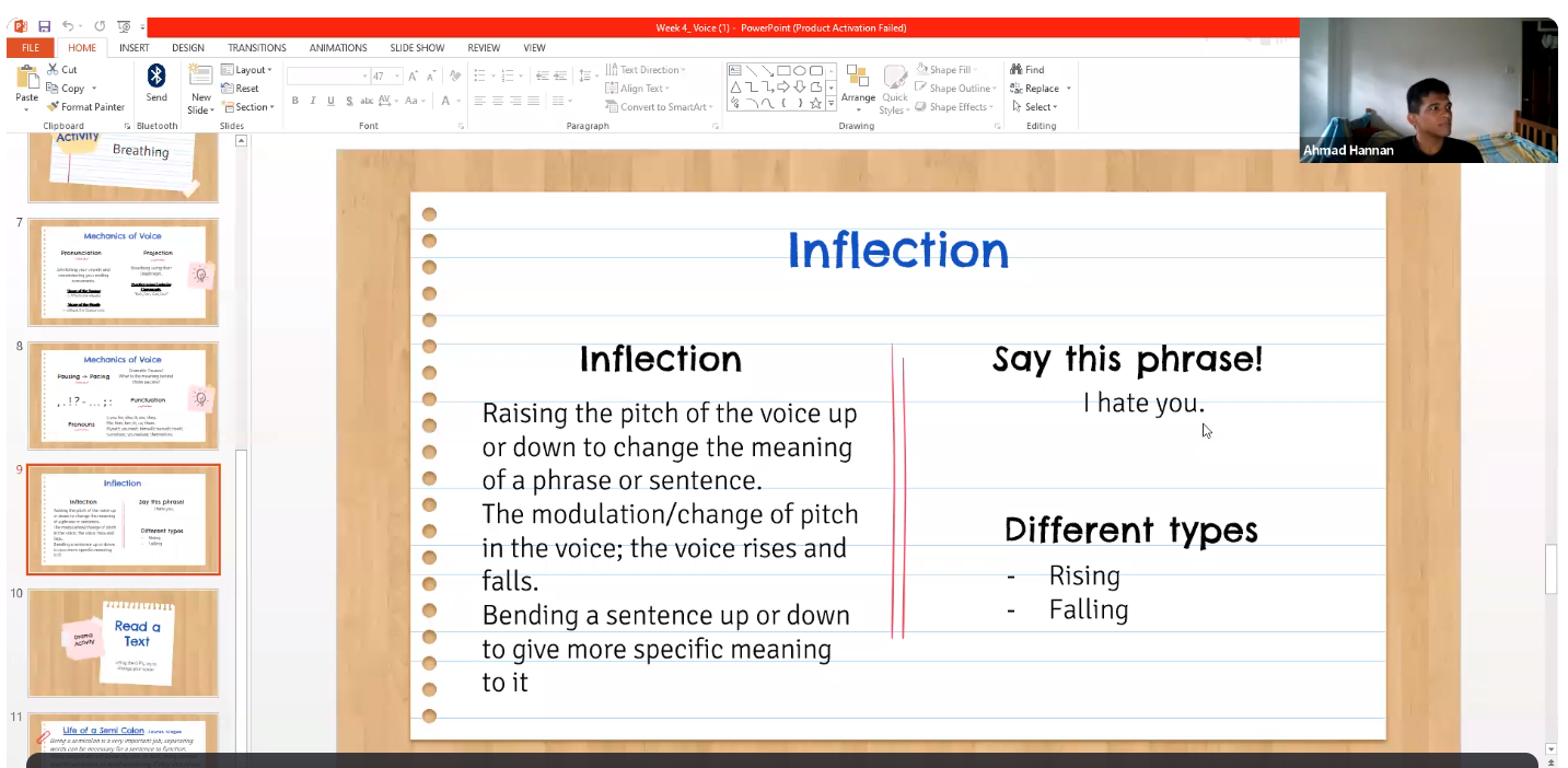 Performing Arts: Drama Club (English)